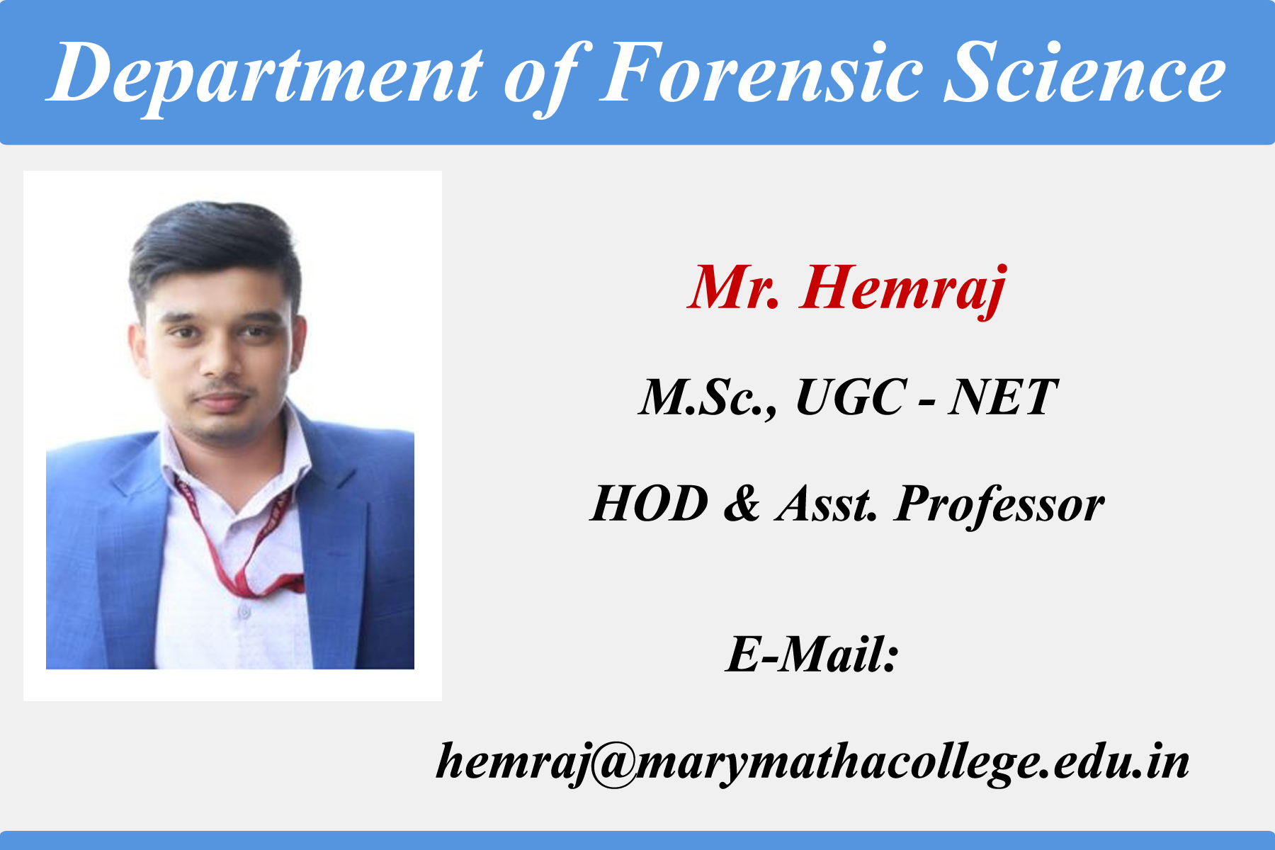 Forensic Science Mary Matha Cmi